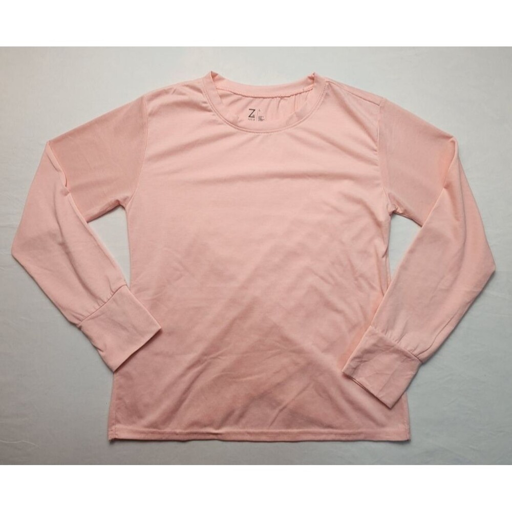 Z By Zella Large Women Pullover Long Sleeve Tee T-shirt Active Athletic Gym